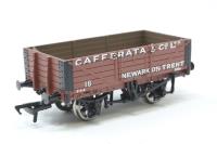 37-056Y 5 Plank Wagon with Wooden Floor 18 in 'Cafferarta' Brown Livery - Limited Edition of 504 Pieces for Access Models