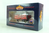 37-056Z 5 Plank Wagon with Wooden Floor 3422 in 'Hucknall' Red Livery - Limited Edition for Sherwood Models
