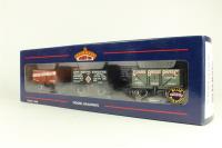 3 x 7-Plank Wagons - 'Fleetwood Fish', 'Lewis Merthyr Navigation Colliery Co. Ltd' and 'Guard Bridge Paper Co. Ltd' - Collectors Club Limited Edition for 2007