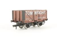 7 Plank Wagon End Door Wagon 19 in 'Tom Wright' Brown Livery - Limited Edition for Midland Railway Society