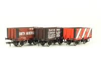 3 x Private Owner Wagons - 'Pilkington Bros. Ltd', 'David Jones & Sons' and 'Smith Anderson & Co Ltd' - Limited edition 2010 for Bachmann Collectors Club