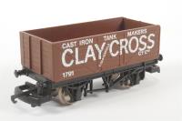 7 Plank End Door Wagon 1273 in 'Clay Cross' Brown Livery - Ex 'The Midlander' Limited Edition of 500 Pieces, 50 Pieces for Sherwood Models, 150 Pieces for Geoffrey Allison, 150 Pieces for Gee Dee Models, 150 Pieces for C & B Models