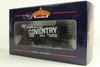 7 Plank End Door Wagon 1497 in 'Warwickshire Coal Co. Ltd Coventry Collieries' Black Livery- Limited Edition for Castle Trains