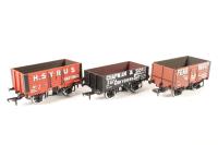 Coal Trader Classics - 5 & 7 Plank Open Wagons - 'H. Syrus', 'Fear Bros.' & 'Chapman & Sons' - Pack of 3 - Limited Edition for Modelzone