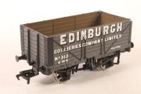 7 Plank End Door Wagon 313 in 'Edinburgh Colliery' Grey Livery - Limited Edition for Harburn Hobbies