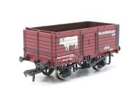 37-080ZGBullcroft 7 Plank wagon 288 'Bullcroft Main Colliery' - split from set