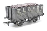37-095A-466 7-plank open wagon - 'Elders' 466 - weathered - split from pack