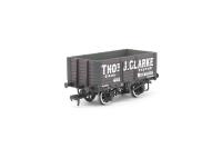 7 Plank Fixed End Wagon 602 in 'Thomas J. Clarke' Brown Livery- Limited Edition for Buffers