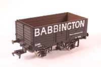 7 Plank Fixed End Wagon 3144 in 'Babbington' Black Livery - Limited Edition for Geoffrey Allison