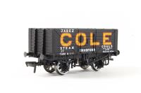 7 Plank Fixed End Wagon 17 in 'Cole' Black Livery - Limited Edition for Frizinghall Model Railways
