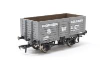 7 Plank Fixed End Wagon 1466 in 'Moorgreen Colliery B. W. & Co Grey Livery - Limited Edition for Gee Dee Models