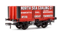 37-112A 7 Plank Fixed End Wagon North Sea Coaling Co. Red No.26