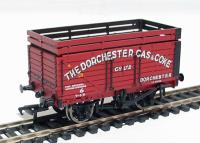 7 plank wagon with coke rail in Dorchester Gas & Coke livery