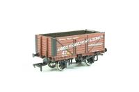 7 Plank Fixed End Wagon 47 in 'James Kenworthy & Son Ltd, Huddersfiled' Bauxite Livery - Collectors Club Model 2003