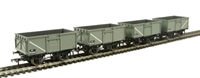 16-ton steel mineral wagon with top flap doors in BR grey livery B80285 