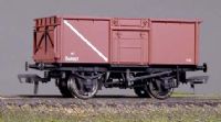 16 Ton steel mineral wagon in BR bauxite with top flap doors B69007