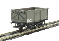 16 ton steel mineral wagon without top flap doors in Departmental olive green