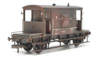 37-536ADELUXETMC 20 ton brake van B952963 in BR bauxite with flush sides - Deluxe weathering by TMC