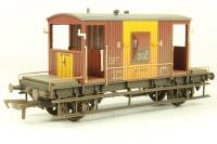 20 Ton Standard Brake Van (CAR) B954991 in BR Bauxite & Yellow Livery 'New Crossgate'- Limited Edition for Modelzone