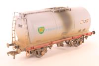 45 Tonne TTA Monobloc Tank Wagon 5557 in 'BRT BP Chemicals' Grey Livery, Weathered - Limited Edition for Cheltenham Model Centre