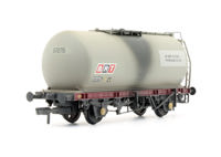 37-594 BR 45T TTA Tank Wagon Esso Grey (Unbranded) No.57275 - Weathered