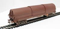 102 Ton Thrall BRA steel strip carrier in EWS livery (weathered)