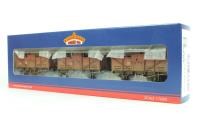 8 Ton Cattle Wagons in BR Bauxite - B893007, B893510 & B893370 - Pack of three - Weathered - Limited Edition for TMC