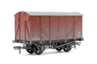 37-732A GWR 12T Ventilated Van BR Bauxite (Late) W124855 - Weathered