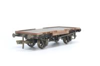 37-982-B705490 Conflat A wagon B705490 in BR bauxite - weathered - split from pack