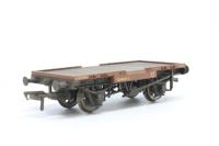 37-982-B709009 Conflat A wagon B709009 in BR bauxite - weathered - split from pack