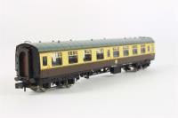 BR Mk1 Second Open in BR Chocolate & Cream - split from 370-070 Set