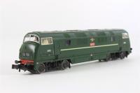 Class 42 D829 'Magpie' in BR Green (DCC Fitted) - split from 370-070 Set