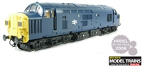 Class 37 in BR blue with full yellow ends (un-numbered)