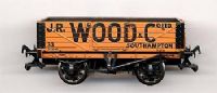 37-053 5-plank open wagon "J.R. Wood & Co" in orange 33