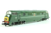 Class 42 D825 'Intrepid' in BR Green