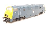 Class 42 Warship 827 'Kelly' in BR Blue - with Diesel Sound & Klaxon (not DCC)