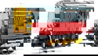 Class 08 08919 in Rail Expess Systems red