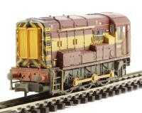 Class 08 Shunter 08897 in EWS Livery (weathered)