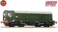 371-030ASF Class 20/0 Disc Headcode & Tablet Catcher D8032 BR Green (Late Crest) Diesel Locomotive - DCC Sound