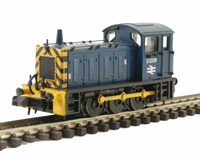 Class 04 Shunter D2239 in BR Blue with Wasp Stripes.
