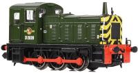 Class 03 D2028 in BR green with wasp stripes