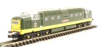 Class 55 Deltic D9002 'The King's Own Yorkshire Light Infantry' in BR Green with Half Yellow Ends