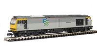 Class 60 60054 'Charles Babbage' in BR Railfreight Petroleum Sector Livery