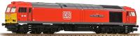 Class 60 60100 "Midland Railway - Butterley" in DB Cargo red