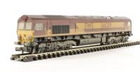 Class 66 66209 in EWS Livery (weathered)