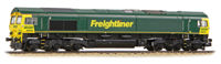 371-385A Class 66/5 66515 Freightliner Green Diesel Locomotive