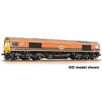 Class 66/4 66413 "Lest We Forget" in Freightliner G&W orange and black
