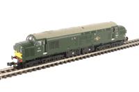 Class 37/0 D6714 in BR green with small yellow panel and split headcode boxes