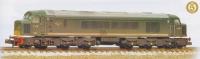 Class 46 D158 in BR Green with Small Yellow Panels (weathered) - Cancelled from production
