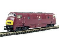 Class 42 Warship D817 'Foxhound' in BR Maroon